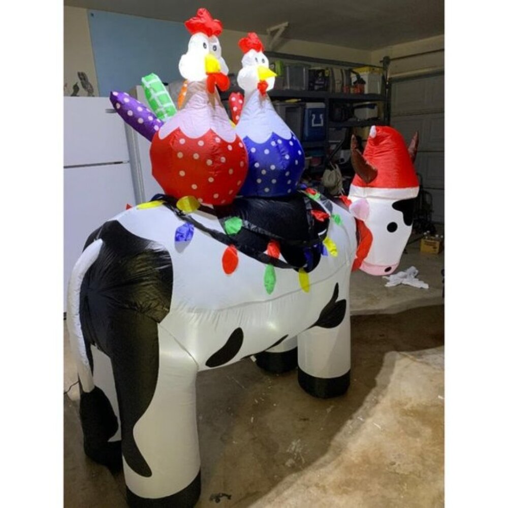 🆕6FT Christmas Inflatables Built-in LED Yard Outdoor Decorations - Picture 2 of 7